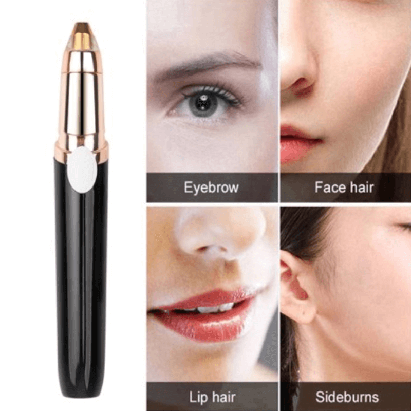 Portable electric eyebrow trimmer with usb cable