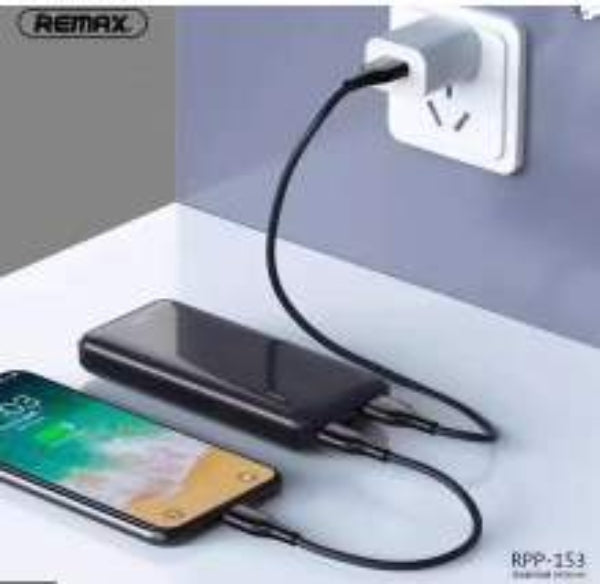 Remax rpp-153 slim power bank 10000mah 2 input usb