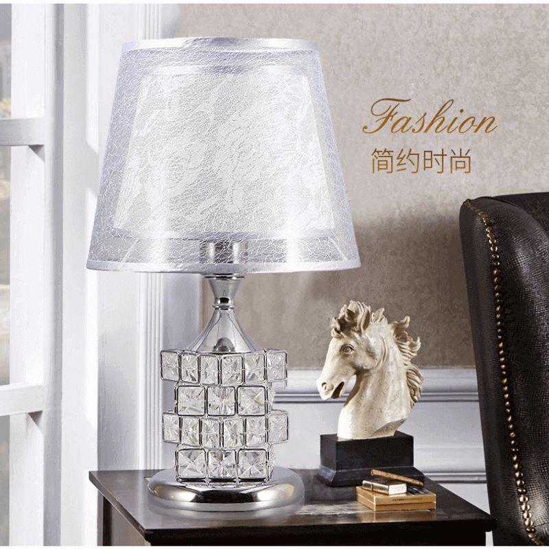 Creative crystal table lamp bedside lamp