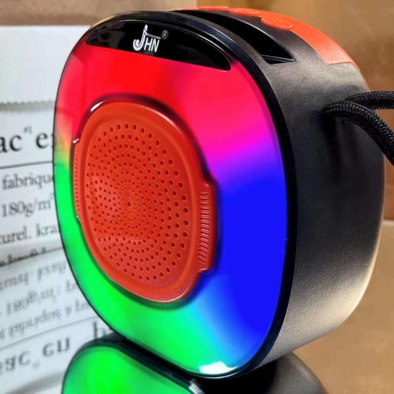 Portable speaker with colorful led lights