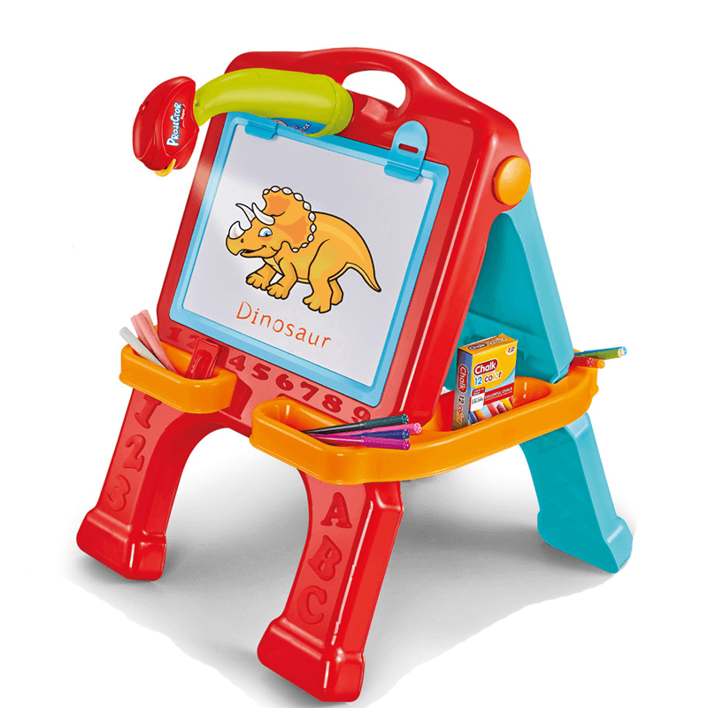 3 in 1 drawing projector tablet black board toy