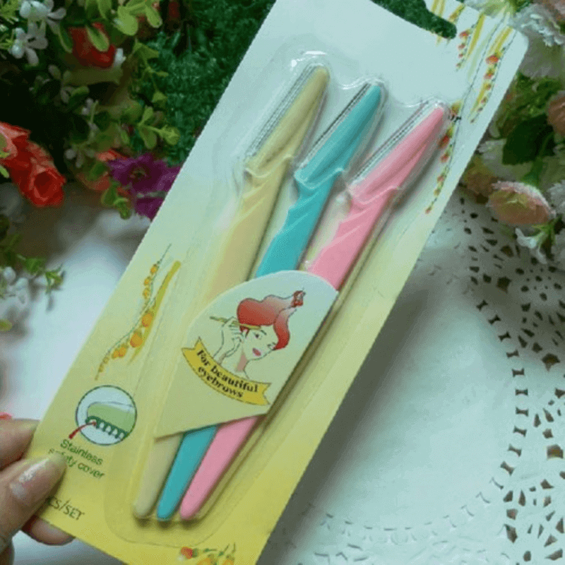 Pack of 3 tinkle eyebrow trimmer