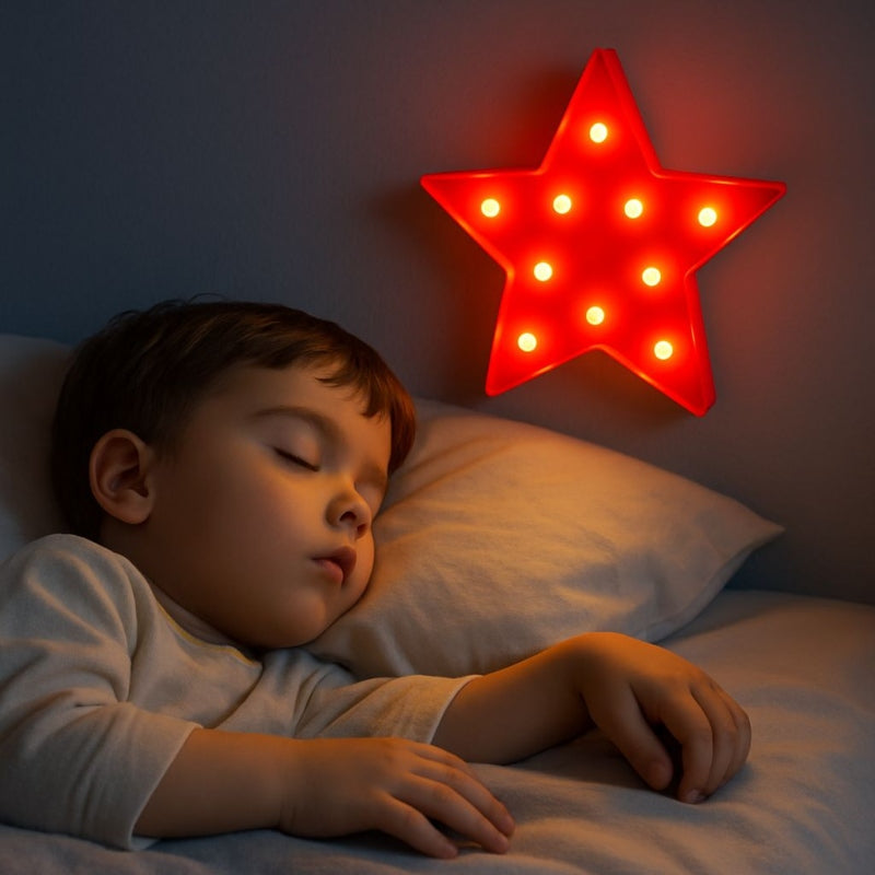 Marquee Light Star Shaped LED plastic Sign Lighted