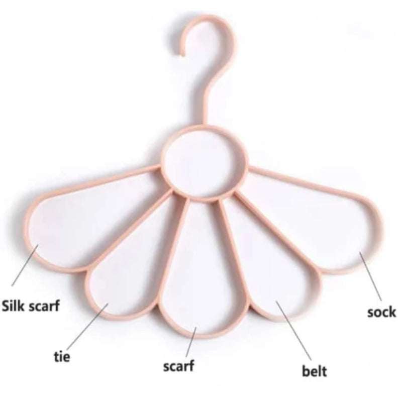 Flower Shaped 5 Slot Belt Hanger