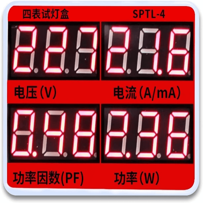 Circuit testing device led power tester