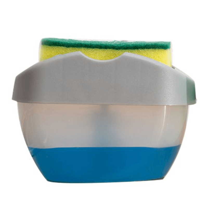 Sponge dish soap box and dispenser