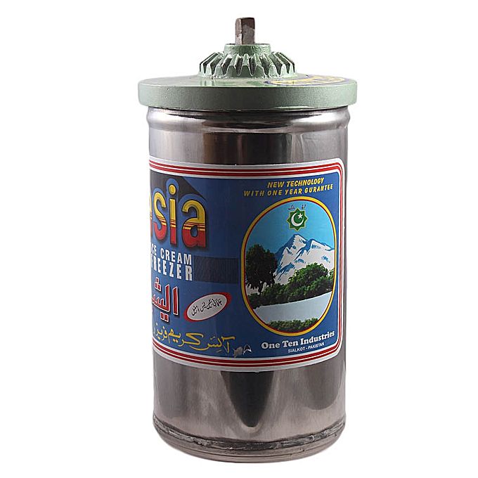 Manual ice cream maker machine