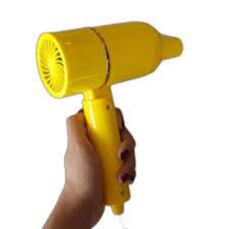 Kemei km-8895 high-power anion hair dryer yellow