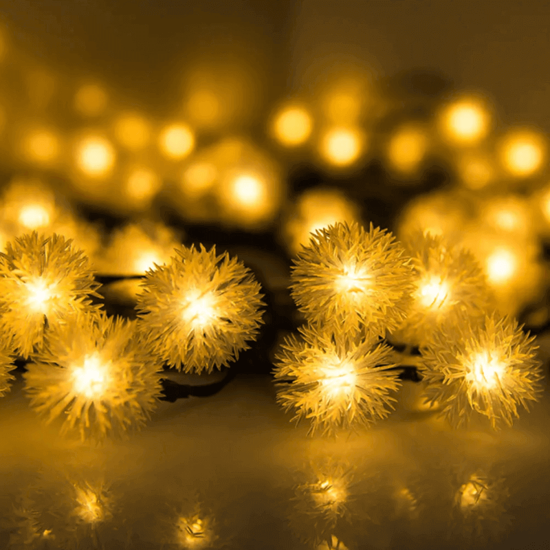 Dandelion solar fairy light