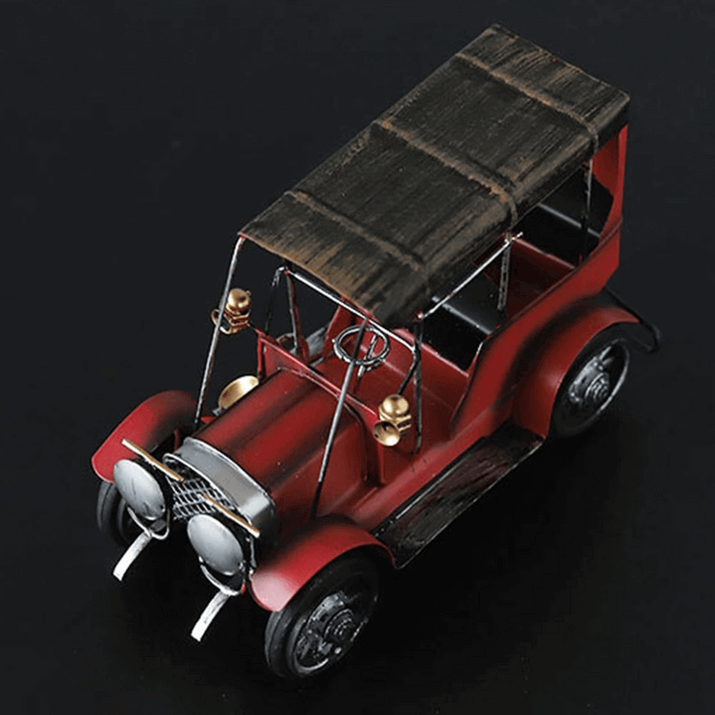 Classic car model vintage car figurine