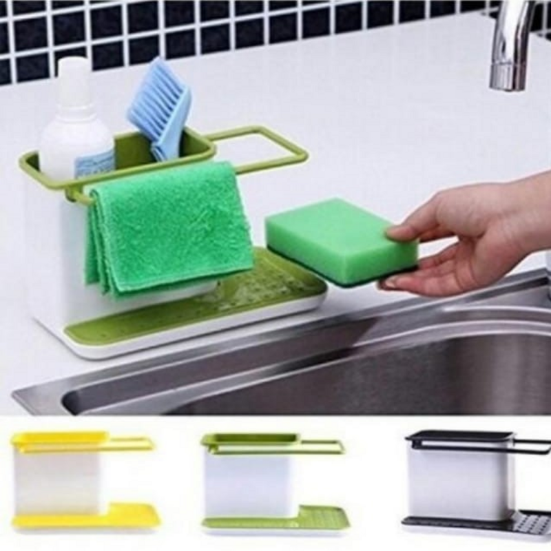 3 in 1 kitchen sink organizer stand