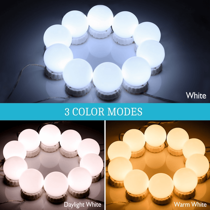 Set of makeup mirror led lights 12v