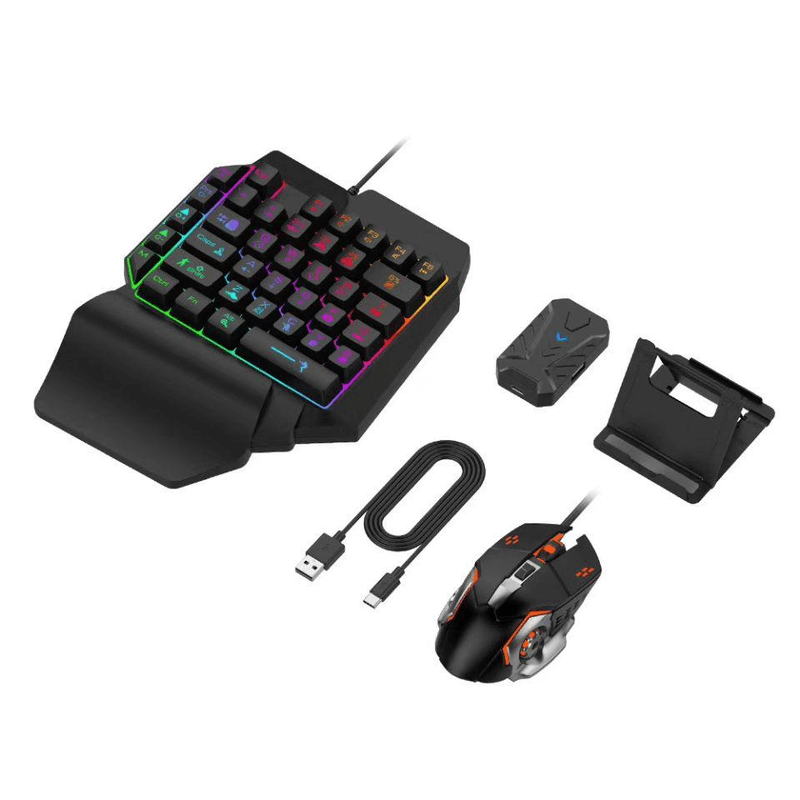Gaming wireless 5 in 1 combo keyboard and mouse