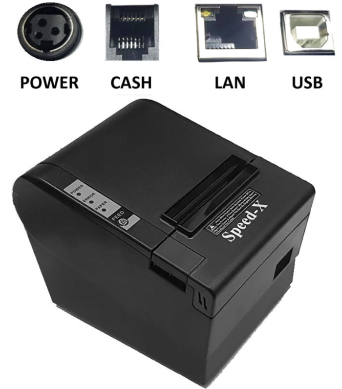 Speed-x 200 plus thermal receipt printer usb+lan