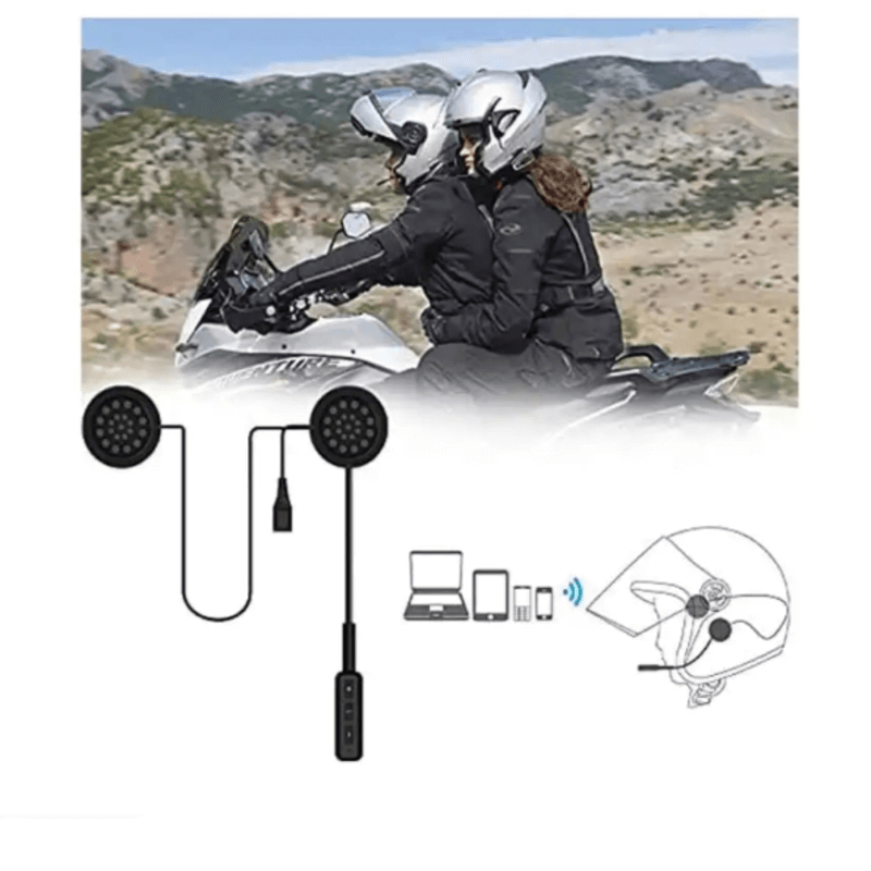 Helmet Bluetooth Headset Wireless Headphone