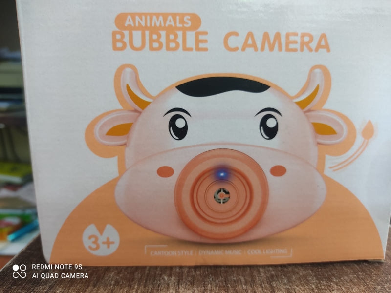 Bubble camera with lights sounds