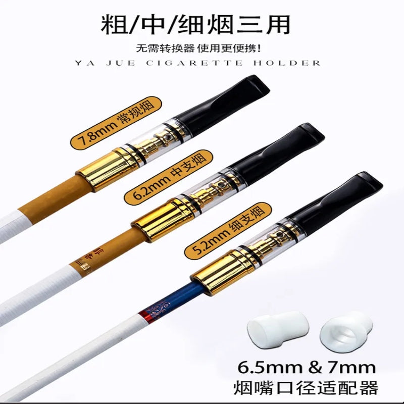 Pack of 5 - yaju holder yj169 filter tip washable double fil