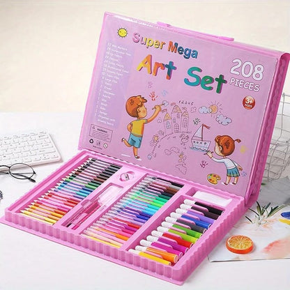 208 Pcs Set Watercolor Pen Set For Paintings