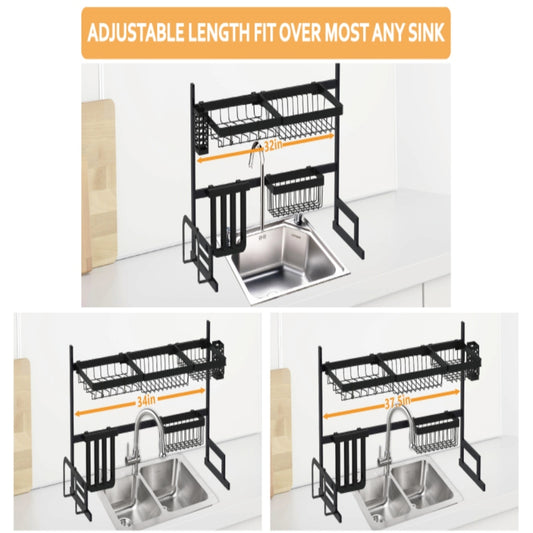 Over Sink Dish Drying Rack