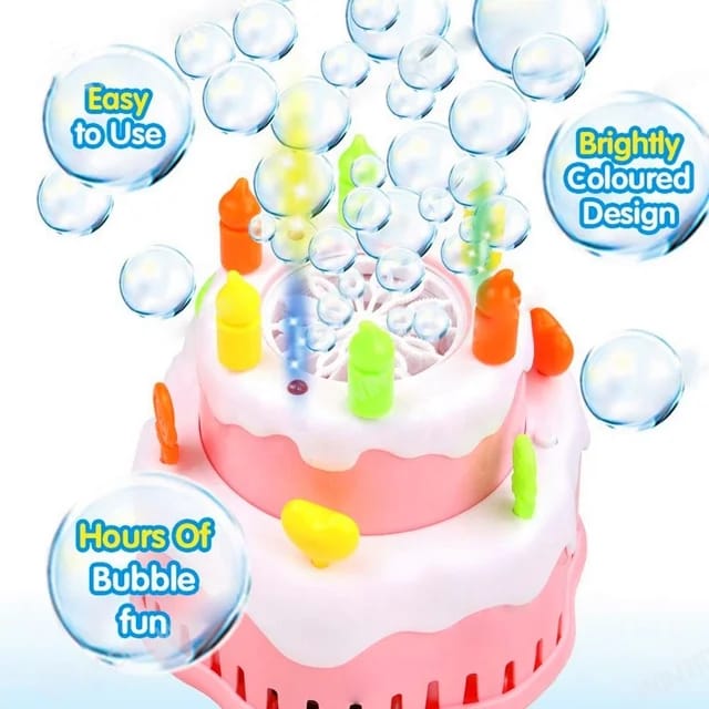 bubble  cake with lights.