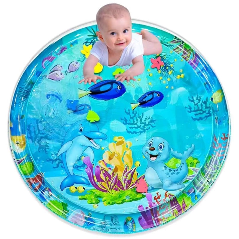 Baby water play mat for tummy time