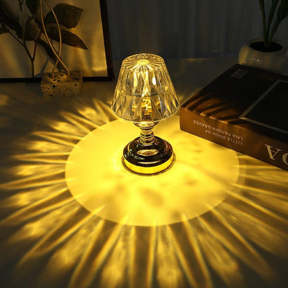 Diamond LED Crystal Table Lamp
