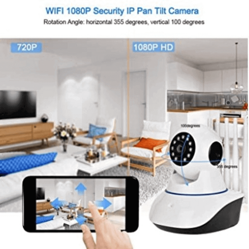 1080p hd night vision smart cctv wireless camera 5 antenna 2mp