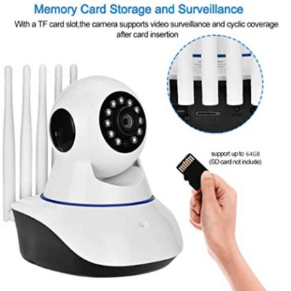 1080p hd night vision smart cctv wireless camera 5 antenna 2mp