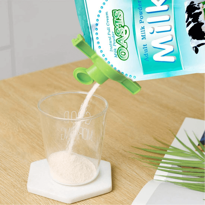 Bag clip pour food sealing storage pack of 6