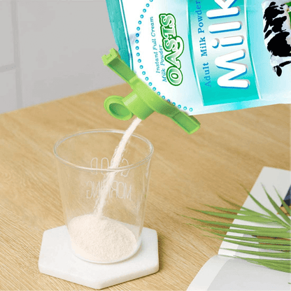 Bag clip pour food sealing storage pack of 6