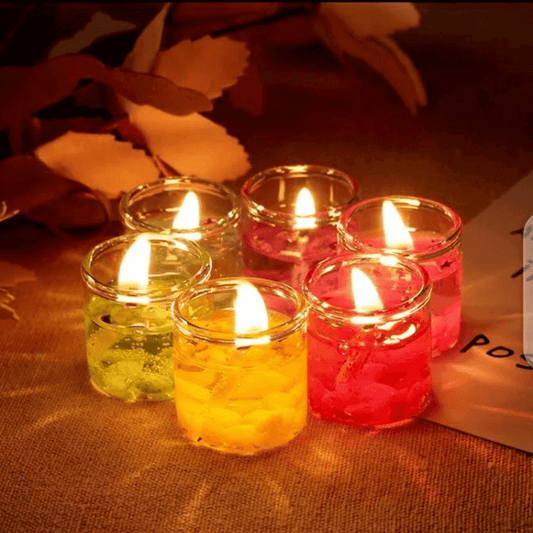 Wax candles 6 pcs