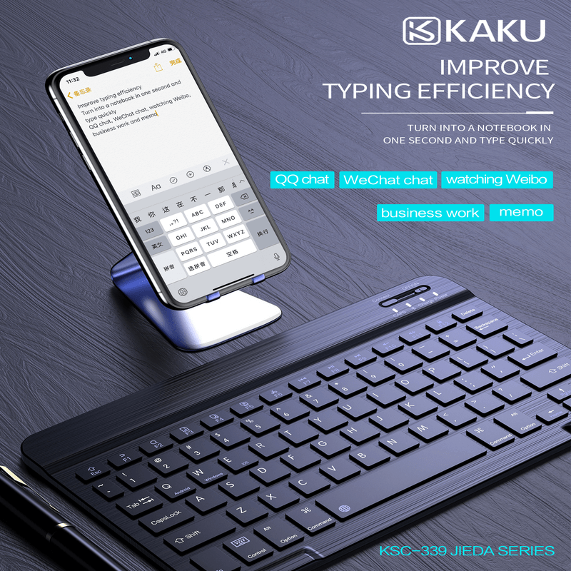 Kaku bluetooth small keyboard for tablet