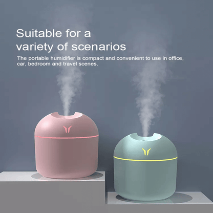 Ultrasonic mist maker humidifier with led night lamp