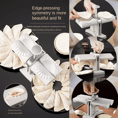 Double head automatic dumpling maker mold