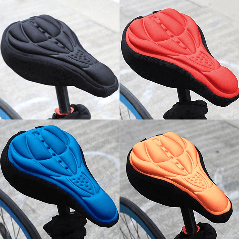 Bicycle soft silicone 3d gel pad cushion cover