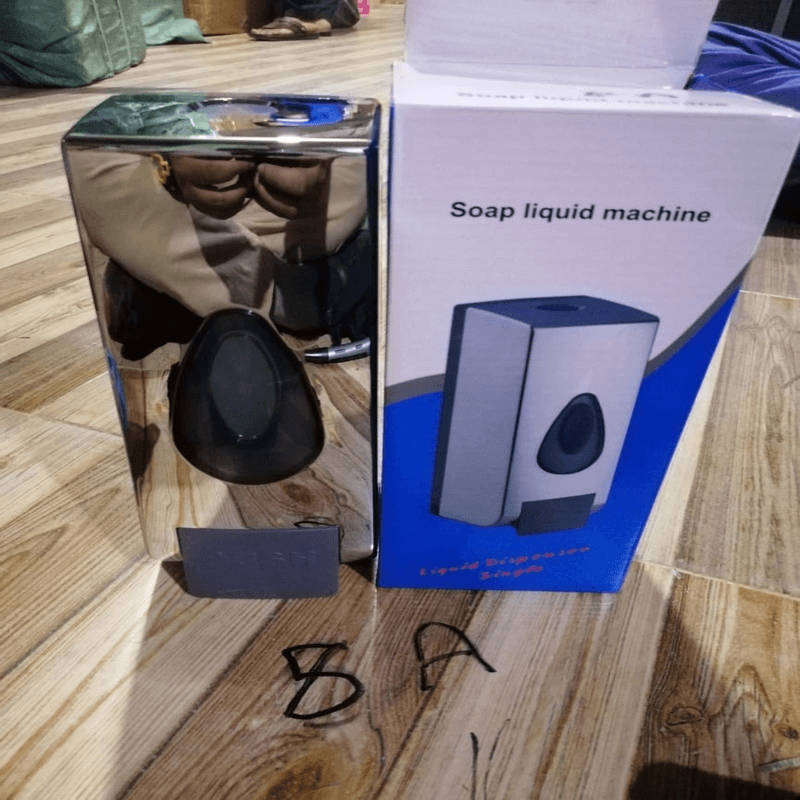 500ml wall mount manual foam soap dispenser