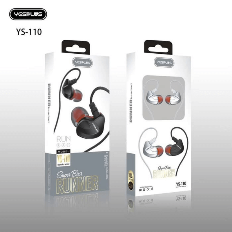 Yesplus earphones premium sound ys-110