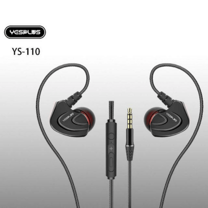 Yesplus earphones premium sound ys-110