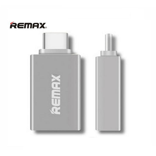 Remax otg type-c usb adapter - silver