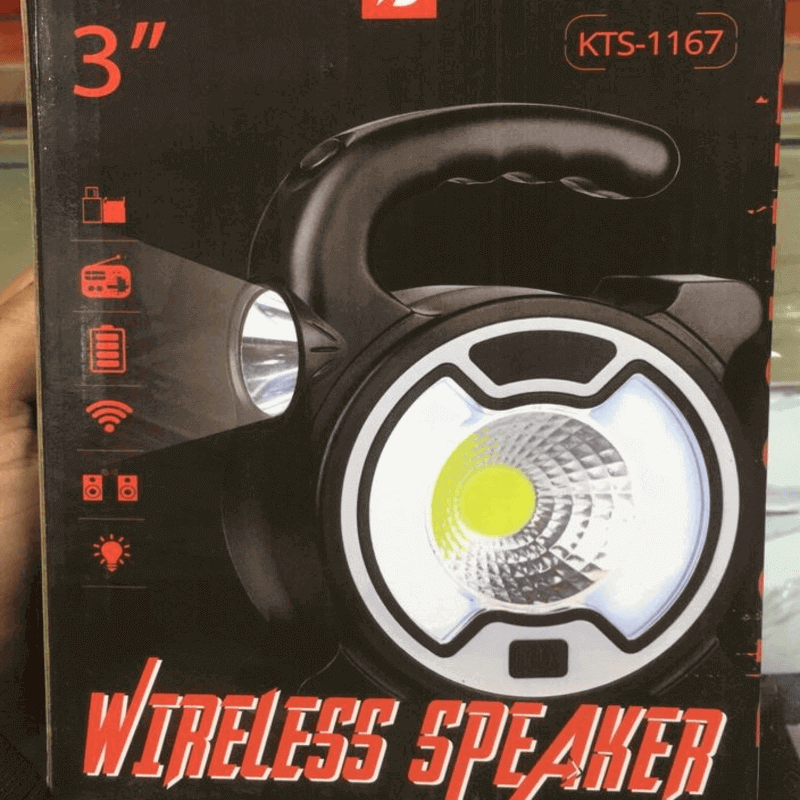 Wireless bluetooth karaoke portable led speaker kts-1167