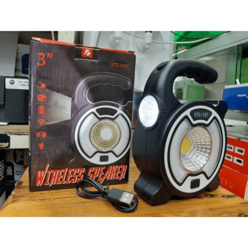 Wireless bluetooth karaoke portable led speaker kts-1167