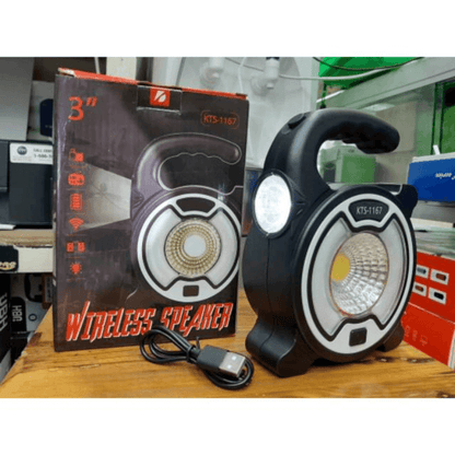 Wireless bluetooth karaoke portable led speaker kts-1167