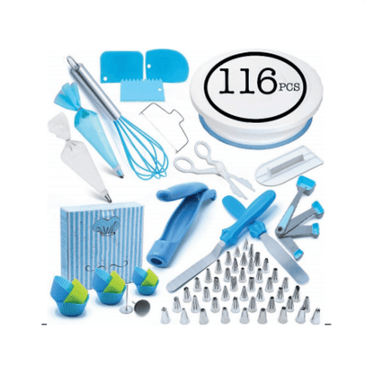 116 pcs pastry piping tips decorating set