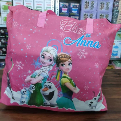 Elsa And Anna Printed Storage Bag