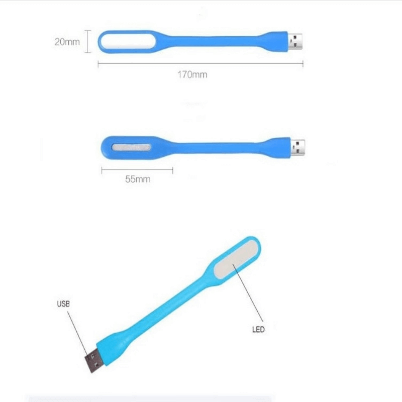 Mini portable usb led light lamp for computer