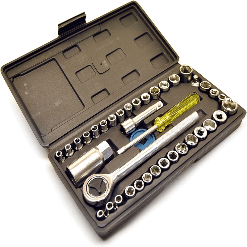 40-piece aiwa combination socket wrench tool set