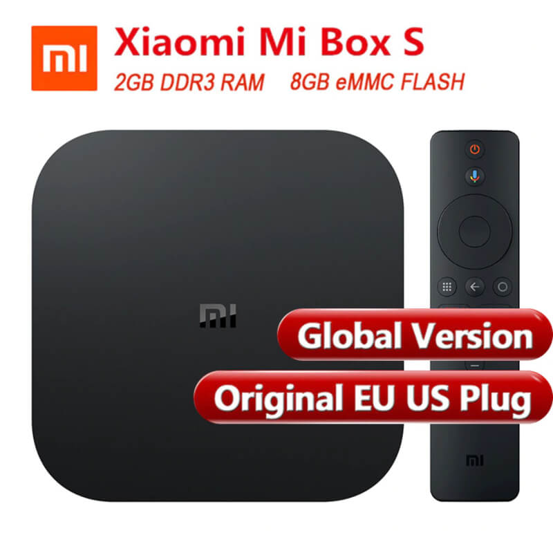 Mi box s smart tv box android 8.1 quad core 2gb 8gb