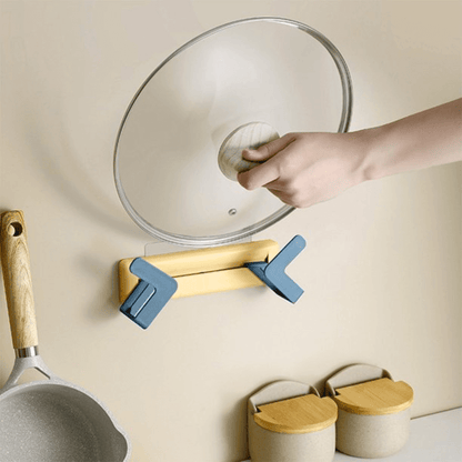 2 pcs wall-mounted pot lid holder