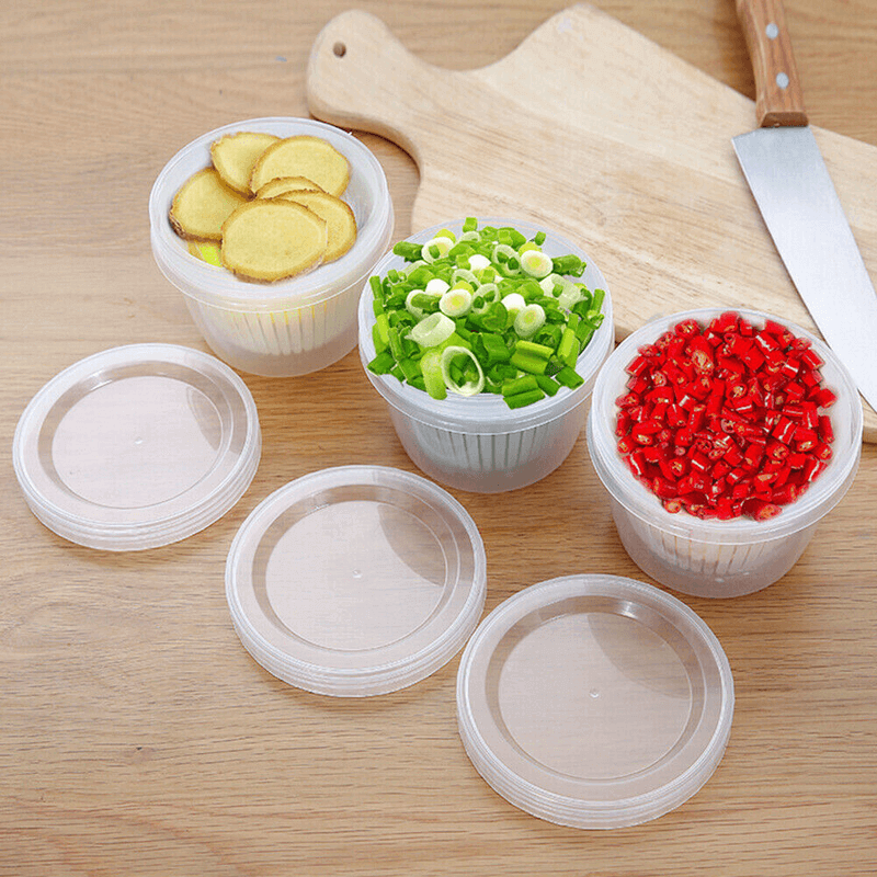 Kitchen double-layer food drain storage box