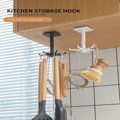 Adjustable rotating hooks